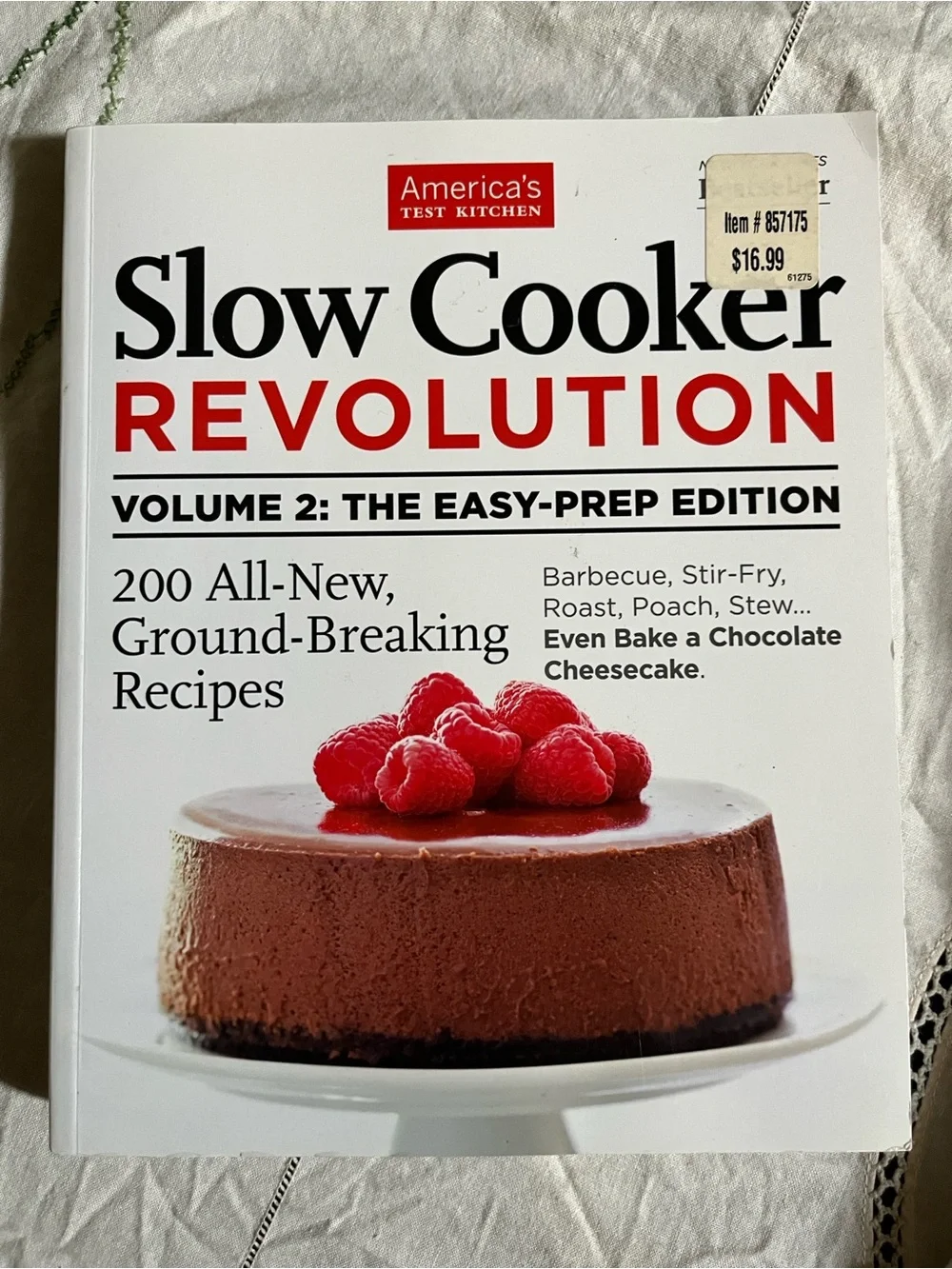 America's Test Kitchen Slow Cooker Revolution Volume 2 softcover book